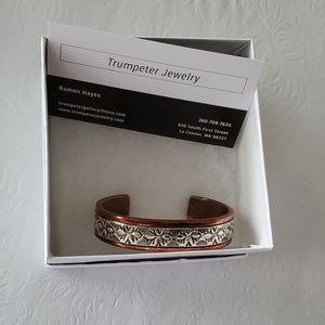 Copper/Silver handmade bracelet